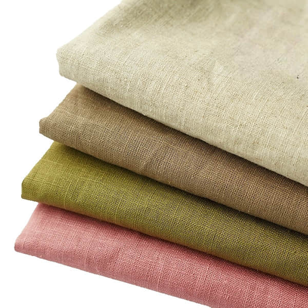 Wholesale Pure Linen Plain Organic Fabrics for Clothing